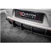 Maxton - Street Pro Central Diffuseur Arriere Volkswagen Scirocco R Mk3 Noir-Rouge