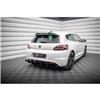 Maxton - Street Pro Central Diffuseur Arriere Volkswagen Scirocco R Mk3 Noir-Rouge