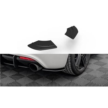 Maxton - Street Pro Lame Du Pare Chocs Arriere Volkswagen Scirocco R Mk3 Noir-Rouge