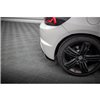 Maxton - Street Pro Lame Du Pare Chocs Arriere Volkswagen Scirocco R Mk3 Noir-Rouge