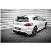 Maxton - Street Pro Lame Du Pare Chocs Arriere Volkswagen Scirocco R Mk3 Noir-Rouge