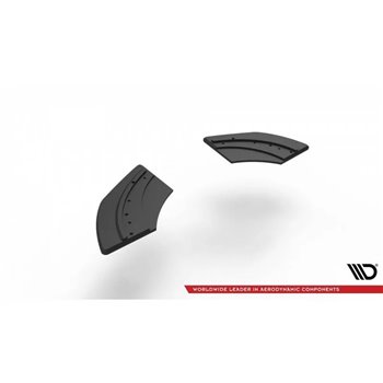 Maxton - Street Pro Lame Du Pare Chocs Arriere Volkswagen Scirocco R Mk3 Noir-Rouge