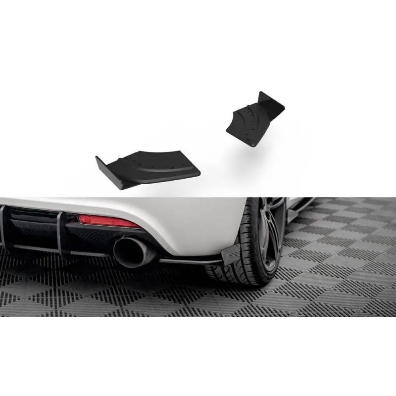 Maxton - Street Pro Lame Du Pare Chocs Arriere Volkswagen Scirocco R Mk3 Noir + Rabats Brillant