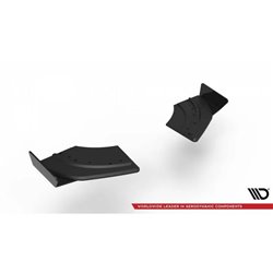 Maxton - Street Pro Lame Du Pare Chocs Arriere Volkswagen Scirocco R Mk3 Noir + Rabats Brillant 