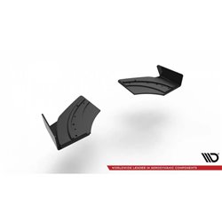 Maxton - Street Pro Lame Du Pare Chocs Arriere Volkswagen Scirocco R Mk3 Noir + Rabats Brillant 