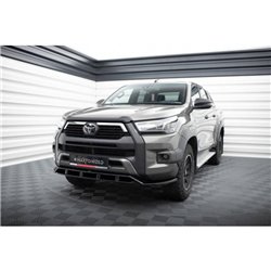 Maxton - Lame Du Pare-Chocs Avant Toyota Hilux Invincible Mk8 Facelift 