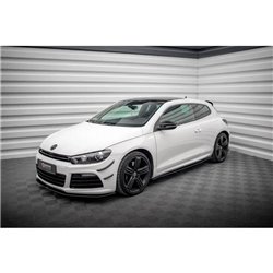 Maxton - Street Pro Rajouts Des Bas De Caisse Volkswagen Scirocco R Mk3 Noir-Rouge