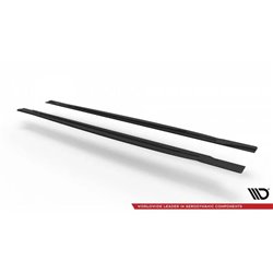 Maxton - Street Pro Rajouts Des Bas De Caisse Volkswagen Scirocco R Mk3 Noir-Rouge