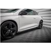 Maxton - Street Pro Rajouts Des Bas De Caisse Volkswagen Scirocco R Mk3 Noir + Rabats Brillant 