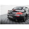 Maxton - Street Pro Central Diffuseur Arriere BMW Z4 M-Pack E89 Facelift Noir-Rouge