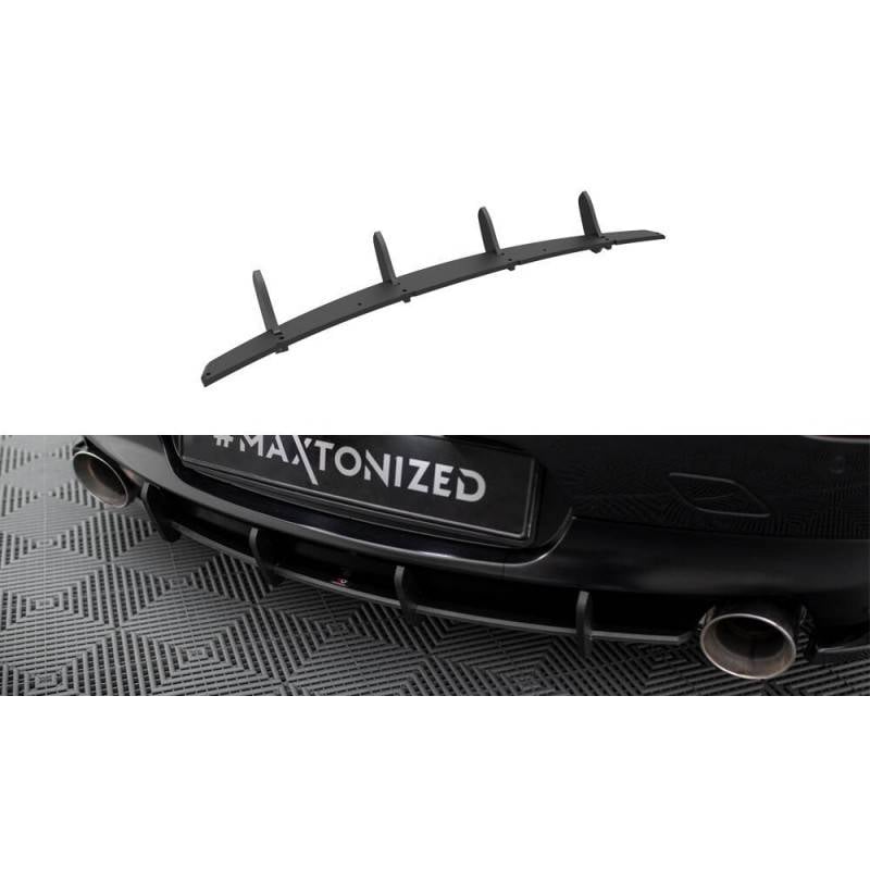 Maxton - Street Pro Central Diffuseur Arriere BMW Z4 M-Pack E89 Facelift Noir