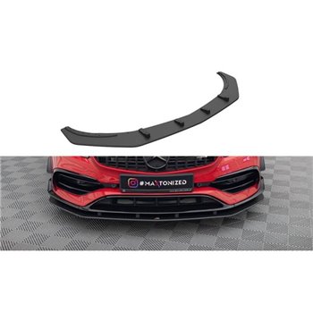 Maxton - Street Pro Lame Du Pare-Chocs Avant Mercedes-Benz A 45 AMG Aero W176 Facelift Noir