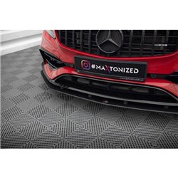 Maxton - Street Pro Lame Du Pare-Chocs Avant Mercedes-Benz A 45 AMG Aero W176 Facelift Noir