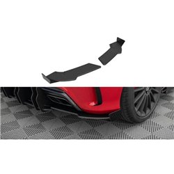 Maxton - Street Pro Lame Du Pare Chocs Arriere Mercedes-Benz A 45 AMG W176 Facelift Noir + Rabats Brillant