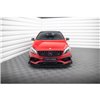 Maxton - Street Pro Lame Du Pare-Chocs Avant Mercedes-Benz A 45 AMG Aero W176 Facelift Noir + Rabats Brillant 