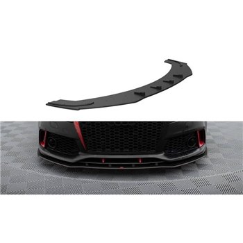 Maxton - Street Pro Lame Du Pare-Chocs Avant Audi A7 RS7 Look C7 Noir