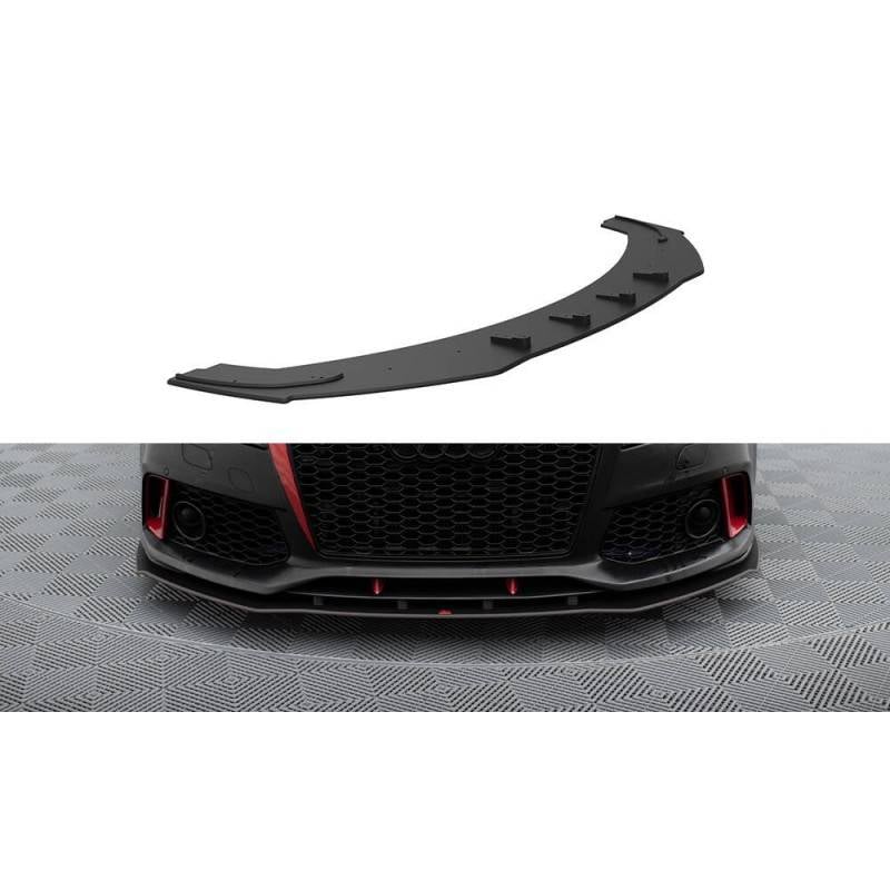 Maxton - Street Pro Lame Du Pare-Chocs Avant Audi A7 RS7 Look C7 Noir
