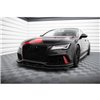 Maxton - Street Pro Lame Du Pare-Chocs Avant Audi A7 RS7 Look C7 Noir