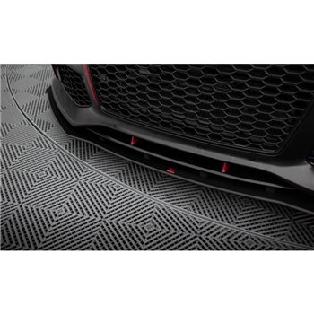 Maxton - Street Pro Lame Du Pare-Chocs Avant Audi A7 RS7 Look C7 Noir