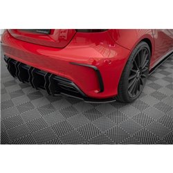 Maxton - Street Pro Lame Du Pare Chocs Arriere Mercedes-Benz A 45 AMG W176 Facelift Noir