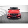 Maxton - Street Pro Lame Du Pare-Chocs Avant Mercedes-Benz A 45 AMG Aero W176 Facelift Noir-Rouge