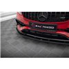 Maxton - Street Pro Lame Du Pare-Chocs Avant Mercedes-Benz A 45 AMG Aero W176 Facelift Noir-Rouge
