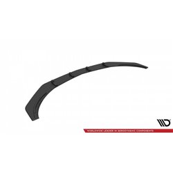 Maxton - Street Pro Lame Du Pare-Chocs Avant Mercedes-Benz A 45 AMG Aero W176 Facelift Noir-Rouge