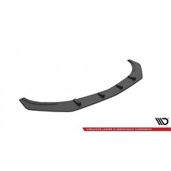 Maxton - Street Pro Lame Du Pare-Chocs Avant Mercedes-Benz A 45 AMG Aero W176 Facelift Noir-Rouge
