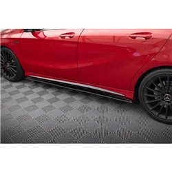 Maxton - Street Pro Rajouts Des Bas De Caisse Mercedes-Benz A 45 AMG W176 Facelift Noir