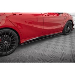 Maxton - Street Pro Rajouts Des Bas De Caisse Mercedes-Benz A 45 AMG W176 Facelift Noir