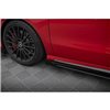 Maxton - Street Pro Rajouts Des Bas De Caisse Mercedes-Benz A 45 AMG W176 Facelift Noir + Rabats Brillant 