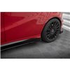 Maxton - Street Pro Rajouts Des Bas De Caisse Mercedes-Benz A 45 AMG W176 Facelift Noir-Rouge + Rabats Brillant