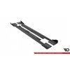 Maxton - Street Pro Rajouts Des Bas De Caisse Mercedes-Benz A 45 AMG W176 Facelift Noir-Rouge + Rabats Brillant
