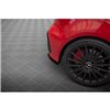 Maxton - Street Pro Lame Du Pare Chocs Arriere Mercedes-Benz A 45 AMG W176 Facelift Noir-Rouge