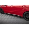 Maxton - Street Pro Rajouts Des Bas De Caisse Mercedes-Benz A 45 AMG W176 Facelift Noir-Rouge