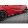 Maxton - Street Pro Rajouts Des Bas De Caisse Mercedes-Benz A 45 AMG W176 Facelift Noir-Rouge