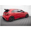 Maxton - Street Pro Rajouts Des Bas De Caisse Mercedes-Benz A 45 AMG W176 Facelift Noir-Rouge