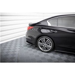 Maxton - Lames De Pare-Chocs Arrière Latérales V.2 Infiniti Q50 S Mk1 