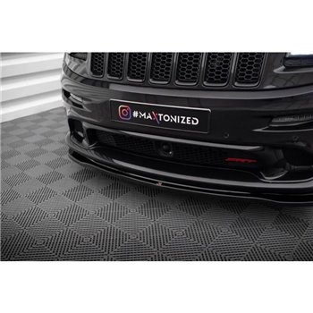 Maxton - Lame Du Pare-Chocs Avant Jeep Grand Cherokee SRT WK2 Facelift 