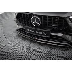 Maxton - Lame Du Pare-Chocs Avant Mercedes-AMG A35 / A AMG-Line W177 Facelift 