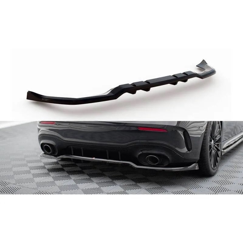 Maxton - Arriere Splitter (avec une barre verticale) Mercedes-AMG A35 Hatchback W177