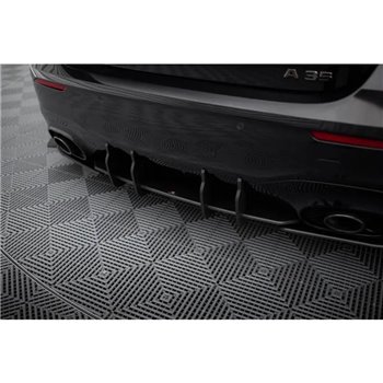 Maxton - Street Pro Central Diffuseur Arriere Mercedes-AMG A35 Hatchback W177 Noir