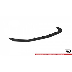 Maxton - Street Pro Lame Du Pare-Chocs Avant Mercedes-AMG A35 W177 Facelift Noir-Rouge