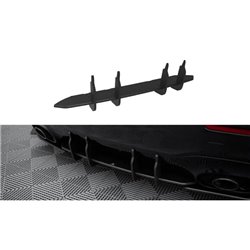 Maxton - Street Pro Central Diffuseur Arriere Mercedes-AMG A35 Hatchback W177 Rouge