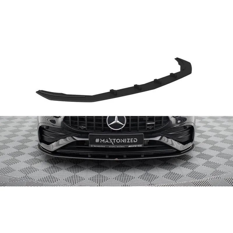 Maxton - Street Pro Lame Du Pare-Chocs Avant Mercedes-AMG A35 W177 Facelift Noir