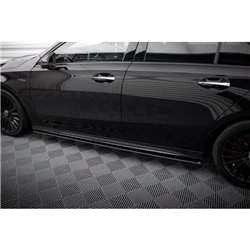 Maxton - Street Pro Rajouts Des Bas De Caisse Mercedes-AMG A35 W177 Facelift Noir-Rouge