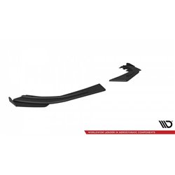 Maxton - Street Pro Lame Du Pare Chocs Arriere Mercedes-AMG A35 Hatchback W177 Noir + Rabats Brillant 