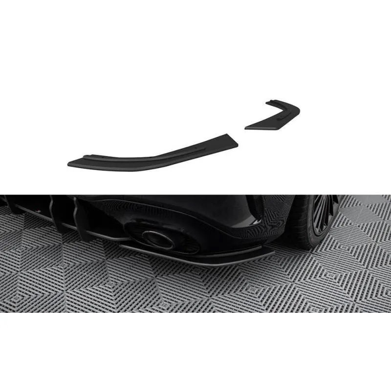 Maxton - Street Pro Lame Du Pare Chocs Arriere Mercedes-AMG A35 Hatchback W177 Noir-Rouge