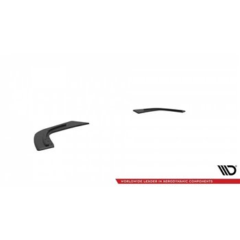 Maxton - Street Pro Lame Du Pare Chocs Arriere Mercedes-AMG A35 Hatchback W177 Noir-Rouge