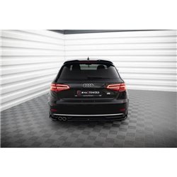 Maxton - Lames De Pare-Chocs Arrière Latérales Audi A3 Sportback 8V Facelift 